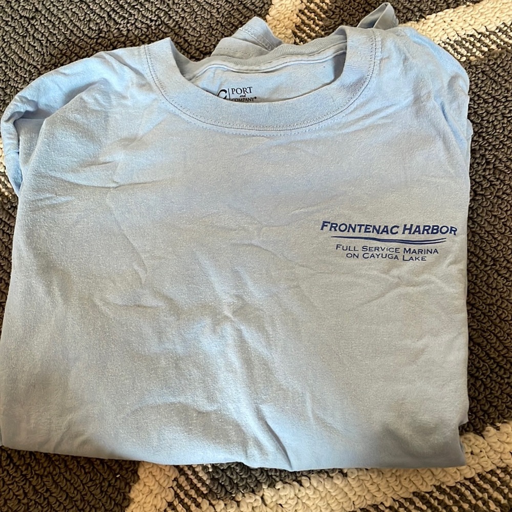 blue frontenac harbor t shirt